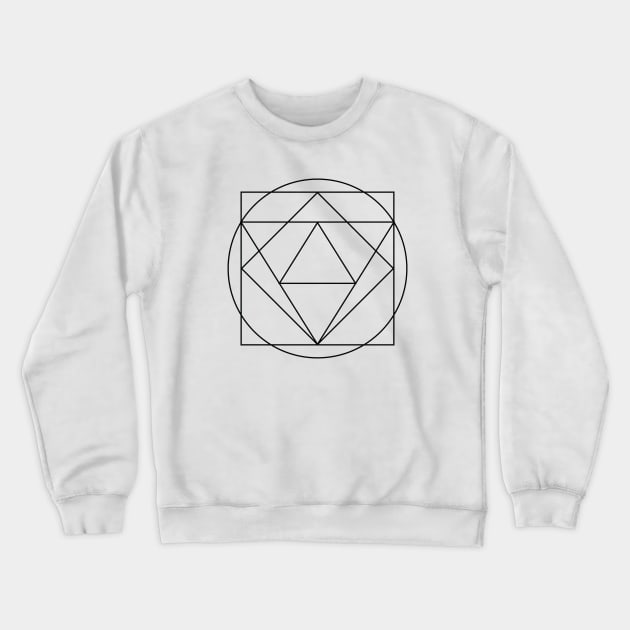 Geometric Shape Crewneck Sweatshirt by lkn
